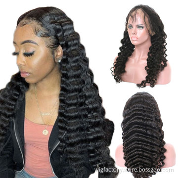 Ocean wave lace wigs natural hairline bleached knots indian women hair wig